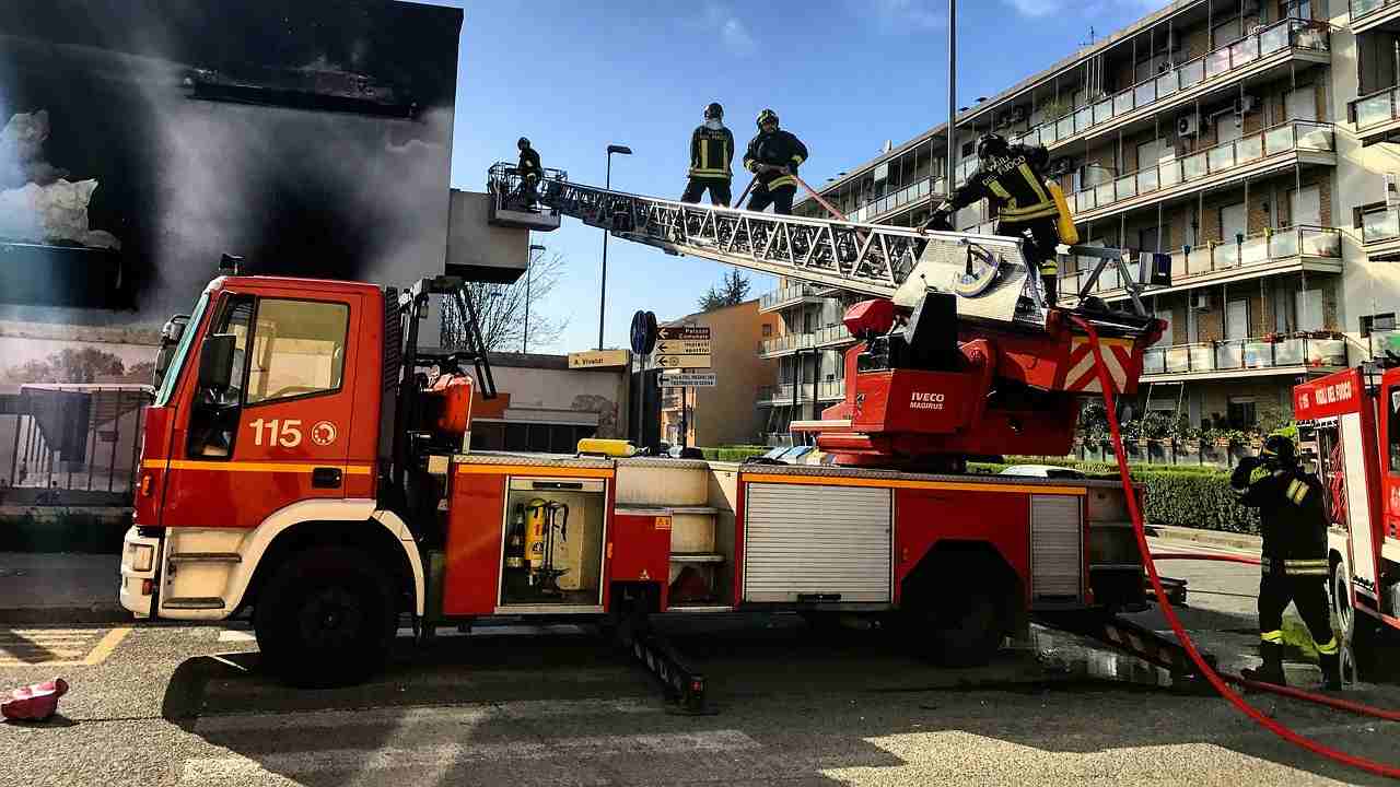 incendio palazzina