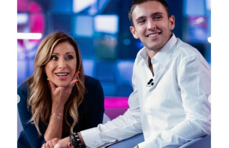 Sabrina Salerno e il figlio Luca