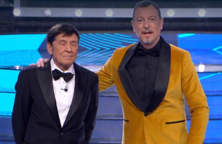 Sanremo Amadeus e Morandi